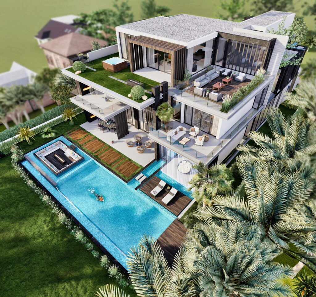 Modern luxury residential architecture